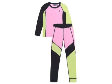 Funkčný set Color Kids Ski Underwear Colorblock Bonbon