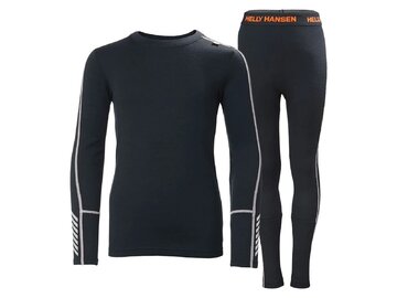 Funkčný set Helly Hansen JR Lifa Merino Midweight Navy