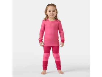 Detský funkčný set Helly Hansen Kid Lifa Merino Set Hot Pink