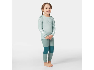 Detský funkčný set Helly Hansen Kid Lifa Merino Green Mist