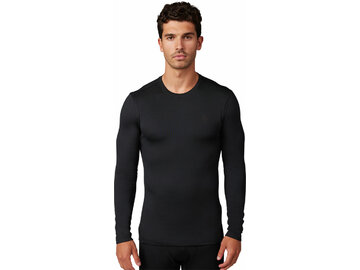 Funkčné tričko Fox Racing Tecbase Fire Long Sleeve Shirt Black