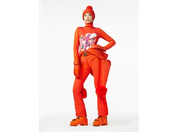 Tričko Goldbergh Femme Long Sleeve Tee Orange