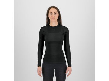 Funkčné tričko Karpos Dinamico Merino 180 W Jersey LS Black