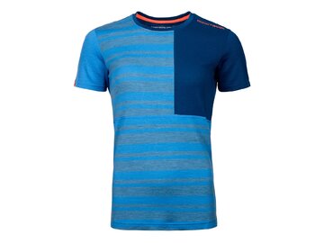 Funkčné tričko Ortovox W's 185 Rock'n'Wool Short Sleeve Sky Blue