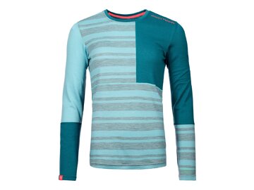 Funkčné tričko Ortovox W's 185 Rock'n'Wool Long Sleeve Ice Waterfall