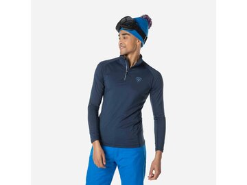 Funkčné tričko Rossignol Classique 1/2 Zip Dark Navy