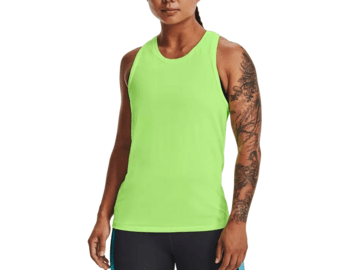 Dámske tielko Under Armour Seamless Run Tank Green
