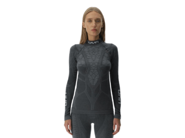Funkčné tričko UYN Elevatyon Biomorph Women Turtleneck Shirt Grey Melange