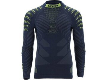 Funkčné tričko UYN Man Resilyon UW Shirt LG Sl Turtle Neck Dark Blue/Yellow
