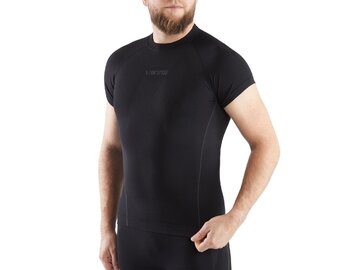 Pánske termo tričko Viking Eiger Top SS Black