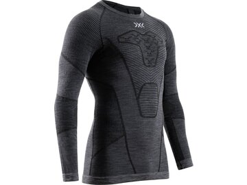 Funkčné tričko X-Bionic Symbio Merino Shirt LS Men Rhino Grey