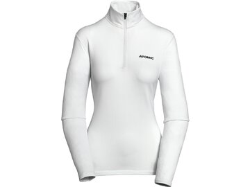 Mikina Atomic W Tour Zip-Neck Off White