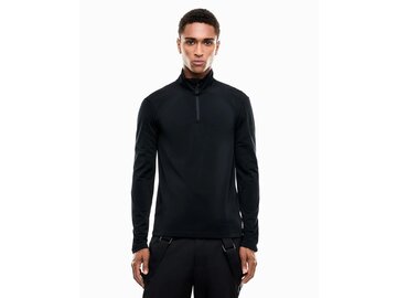 Mikina EA7 Emporio Armani Ski Pure Powerstretch Fleece Black