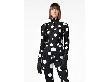 Mikina Goldbergh Dottie Ski Pully Dot Black