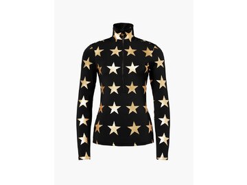 Mikina Goldbergh Lunaria Ski Pully Black/Gold