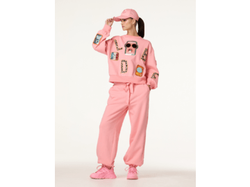 Mikina Goldbergh Piscine Sweater Salmon Rose