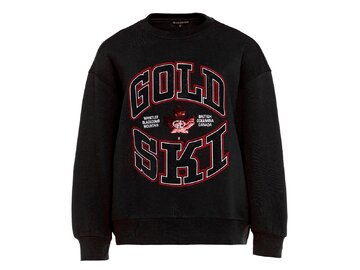 Mikina Goldbergh Rink Crew Neck Sweater Black