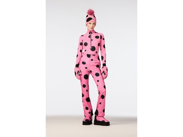 Mikina Goldbergh Yoto Ski Pully Dots Pink Cosmos