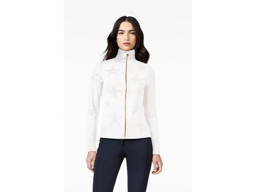 Mikina Goldbergh Yozora Full Zip Cardigan Snow White