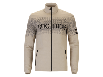 Mikina One More Sweater Full Zip Sandalo/Black