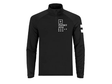 Mikina One more Turtleneck With Half Zip Explorer Black/Black/White