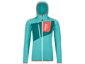 Dámska mikina Ortovox Fleece Grid Hoody W Ice Waterfall