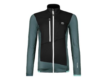 Mikina Ortovox Fleece Grid Jacket W Dark Arctic Grey