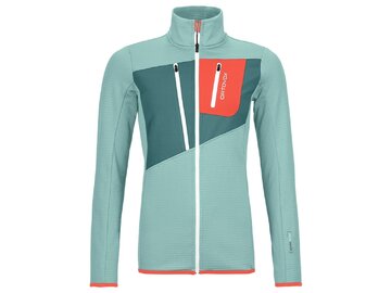 Mikina Ortovox Fleece Grid Jacket W Ice Waterfall
