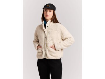 Mikina Protest PRTLux Fullzip Kit Offwhite