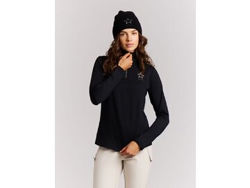 Mikina Protest PRTSavoy 1/4 Zip True Black