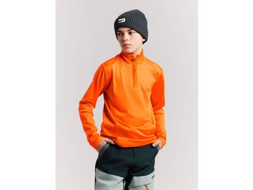 Mikina Protest REWillowy JR 1/4 Zip Cayenne Orange