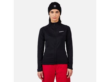 Mikina Rossignol W Blackside Mix FZ Fleece Black