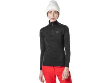 Mikina Rossignol W Classique 1/2 Zip Black