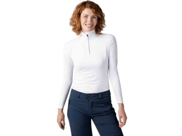 Mikina Rossignol W Classique 1/2 Zip White