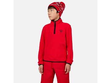 Mikina Rossignol Jr Strawpile Fleece HZ Sports Red