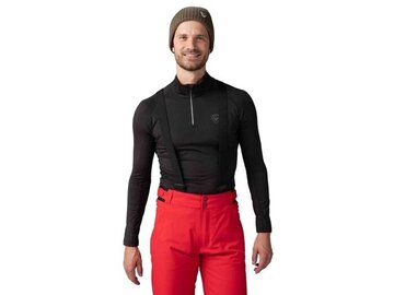 Funkčné tričko Rossignol Classique 1/2 Zip Black