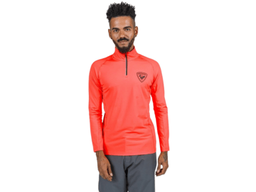 Mikina Rossignol New Hero Classique Neon Red Hz
