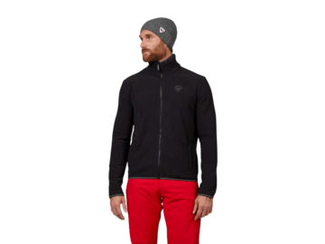 Mikina Rossignol Strawpile Fleece FZ Black