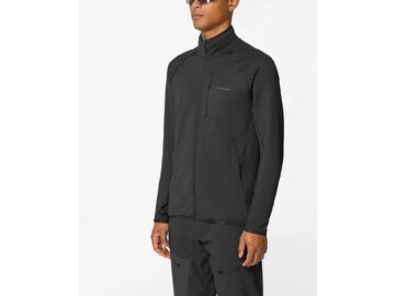 Mikina Salomon Essential Lightwarm FZ M Deep Black