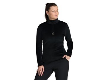 Mikina Spyder Shimmer Bug 1/2 Zip Black