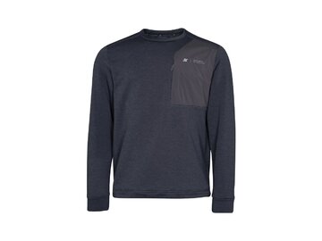 Mikina Stöckli Pullover Crewneck Black Melange