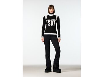 Sveter Goldbergh Noemi Long Sleeve Knit Sweater Black