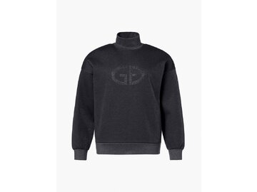 Sveter Goldbergh Sizzle Turtle Neck Sweater Black Lurex Melange