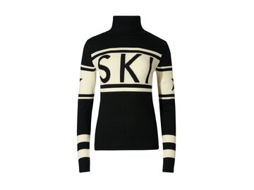 Sveter Perfect Moment Schild Merino Wool Sweater Snow Black