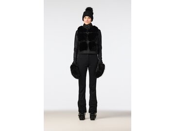 Vesta Goldbergh Chic Bodywarmer Faux Black