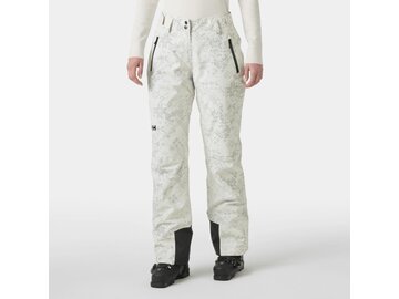 Lyžiarske nohavice Helly Hansen W Legendary Insulated Pant Cream New Nordic AOP