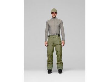 Lyžiarske nohavice Norrona lofoten GORE-TEX Insulated Pants Deep Lichen Green