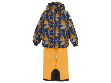 Detský overal Color Kids Ski Set AOP Orange Pop