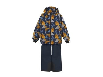 Detský overal Color Kids Ski Set AOP Orange Pop