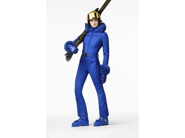 Overal Goldbergh Angele Ski Suit Faux Border Dazzling Blue